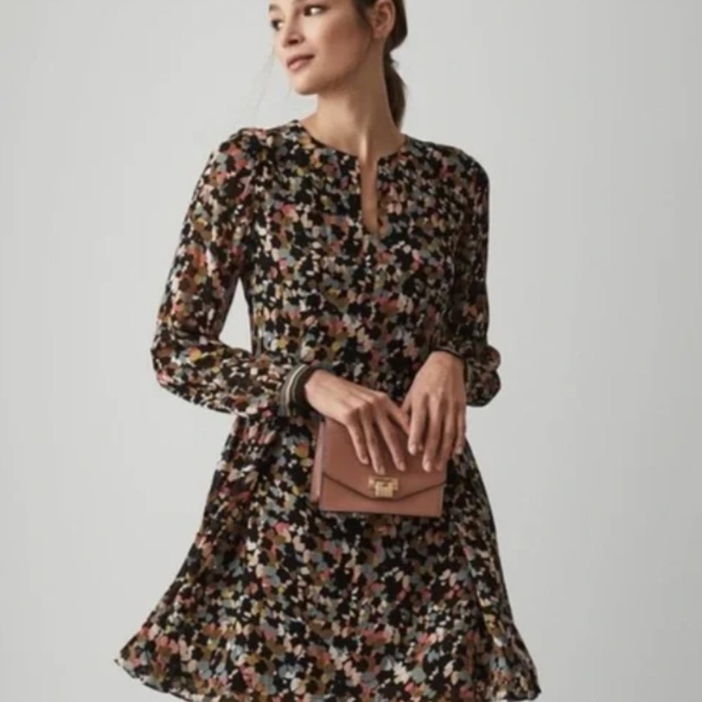 Reiss Martina Fit and Flare Dress Size USA 4